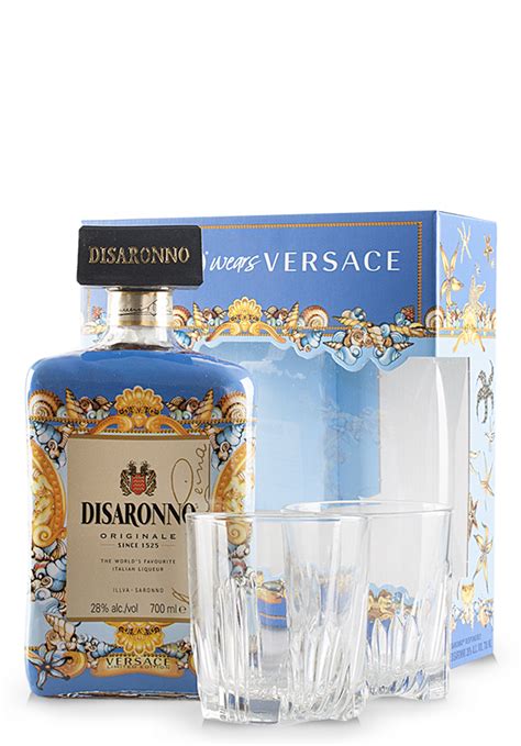 disaronno versace geschenkverpakking 2 glazen|Disaronno Versace Limited Edition Amaretto with Two Glasses.